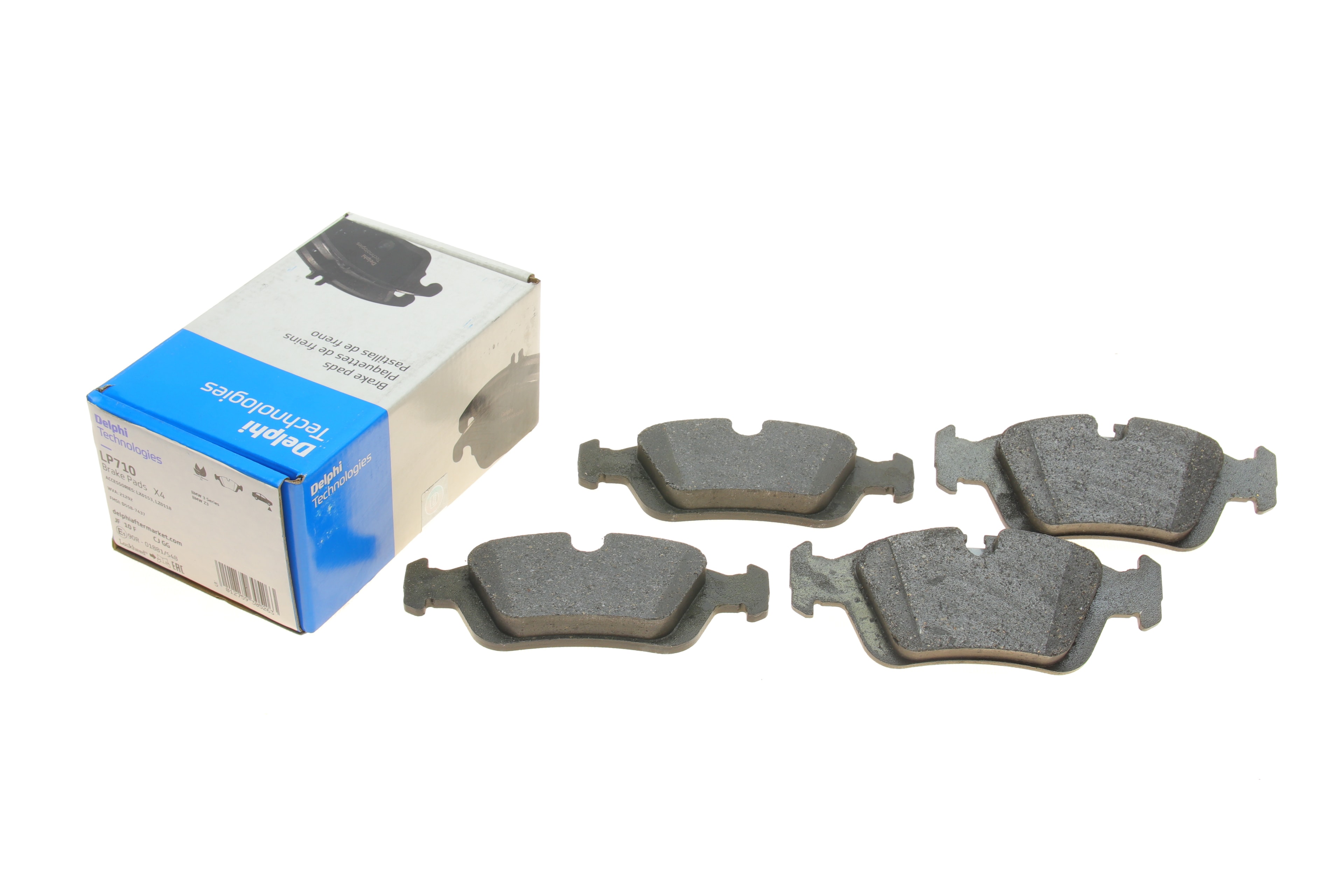 Колодки гальмівні (передні) BMW 3 (E36/E46) 90-07 M40/M41/M43/M44/M47/M50/M51/M52/M54 - 1