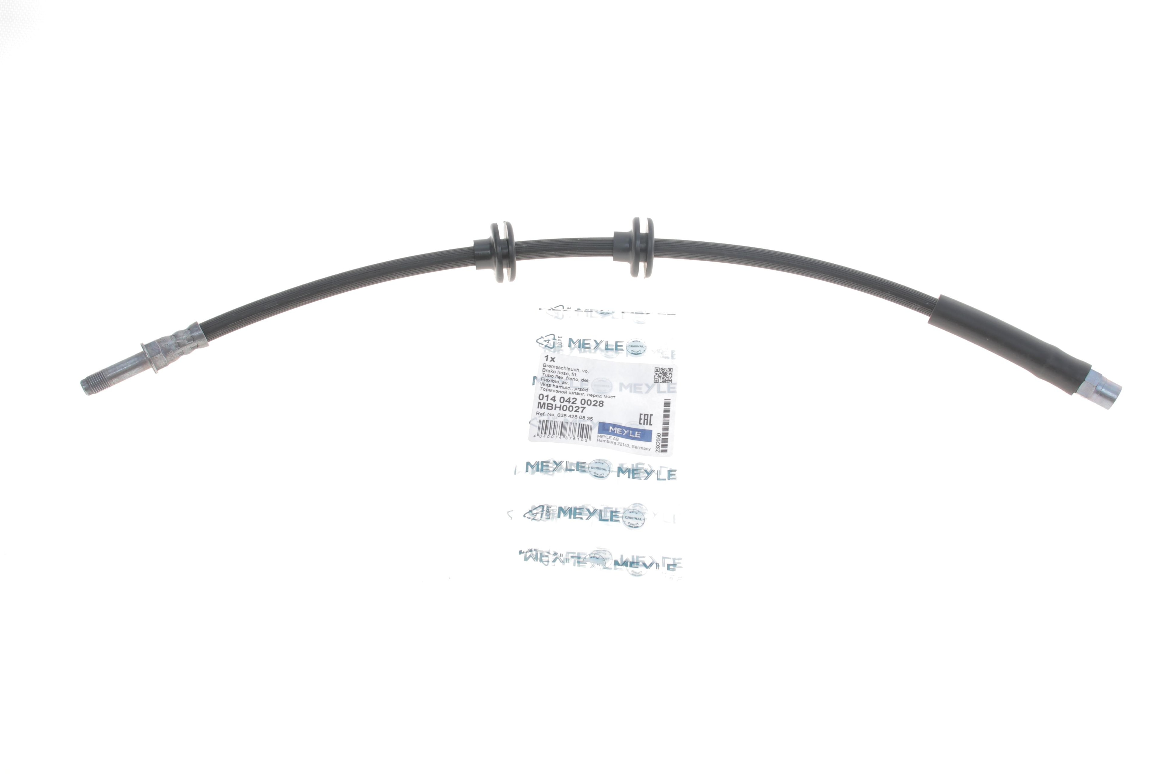 Шланг гальмівний (передній) MB Vito (W638) 96-03 (545mm) - 1