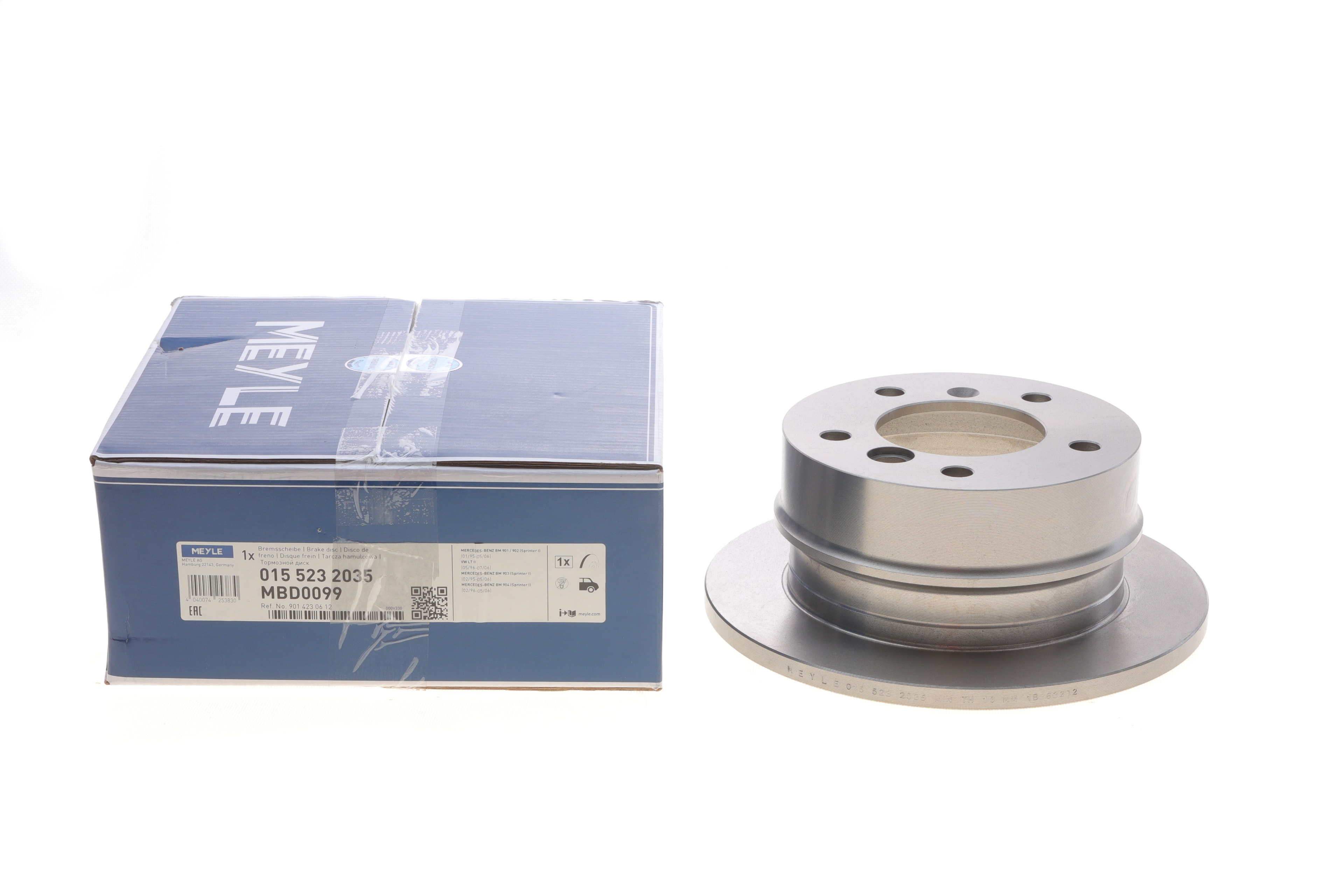 Диск гальмівний (задній) MB Sprinter 208-216 96- (258x12) - 1