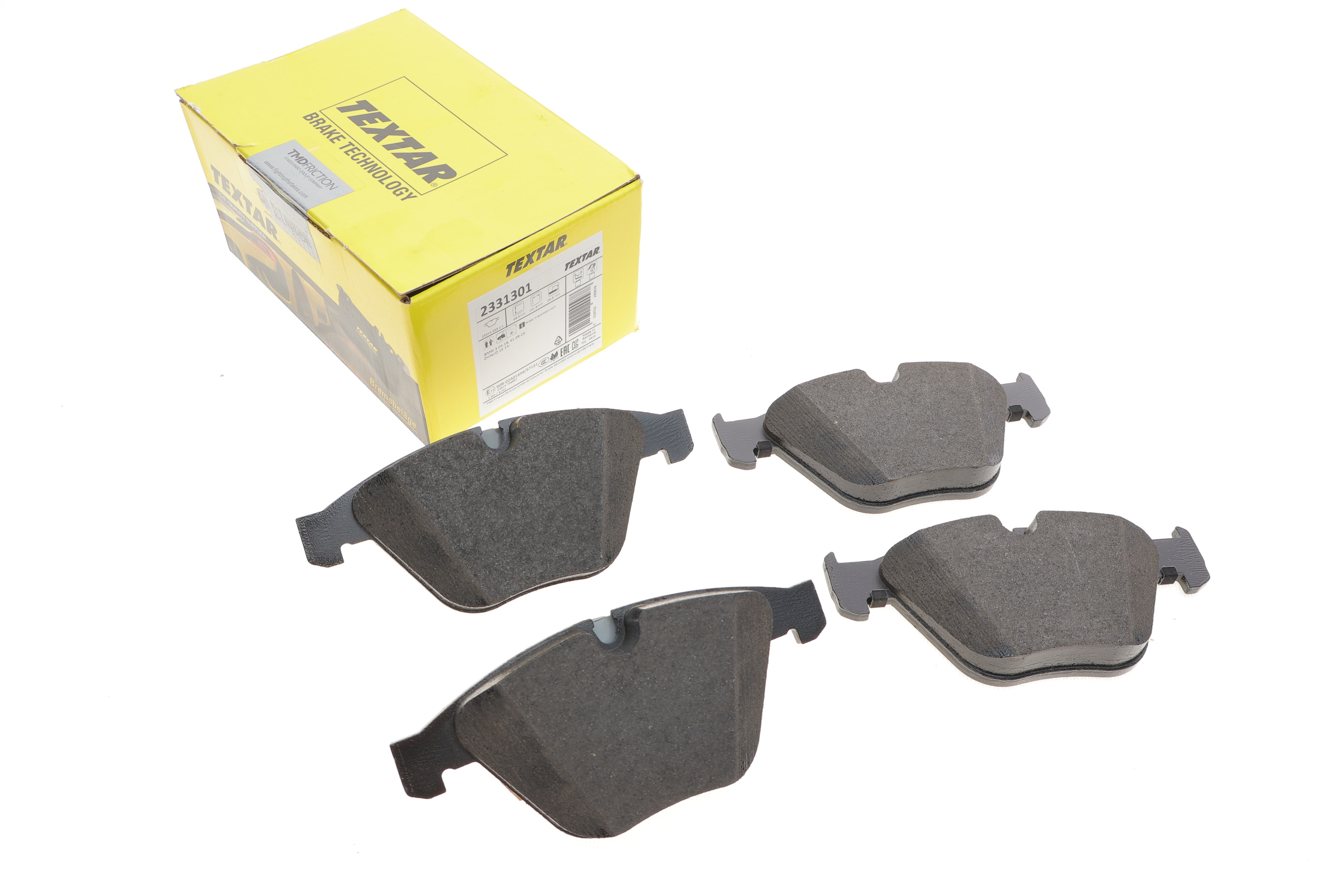 Колодки гальмівні (передні) BMW 3 (E90/E91) 04-13/X1 (E84) 09-15 (Ate - Teves) Q+ - 1