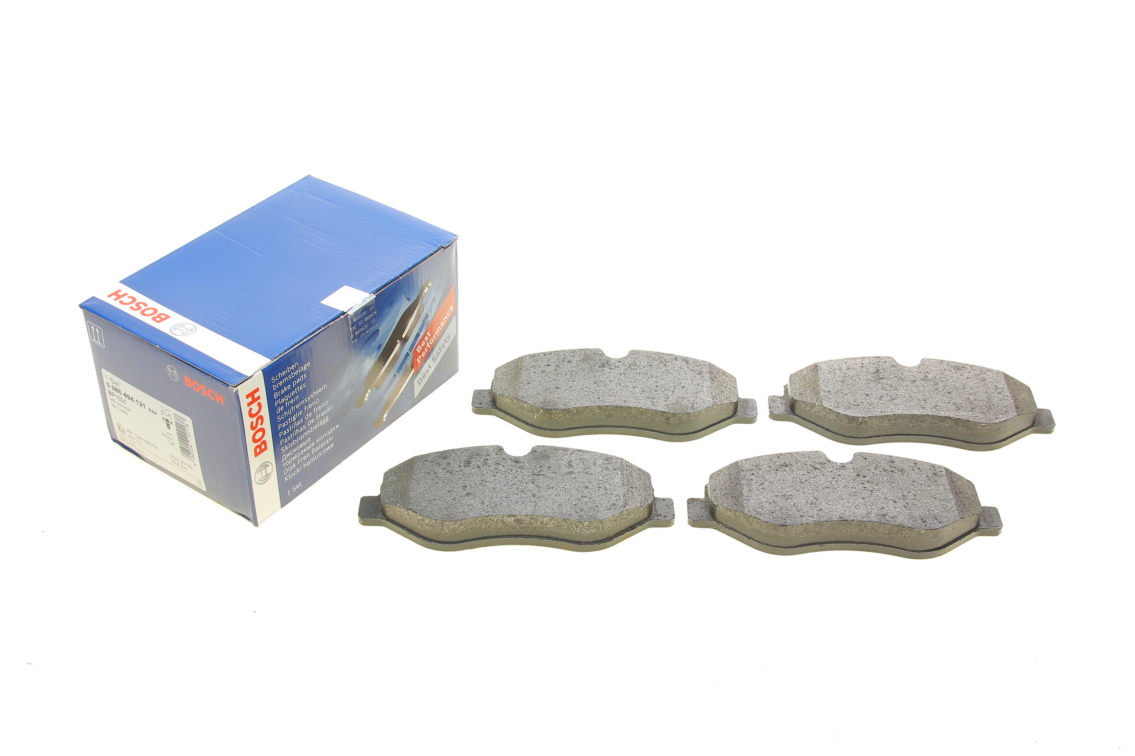 Колодки гальмівні (передні) MB Sprinter (906,907,910)/VW Crafter 06-/MB Vito (W639) 03-/(W447) 14- - 1