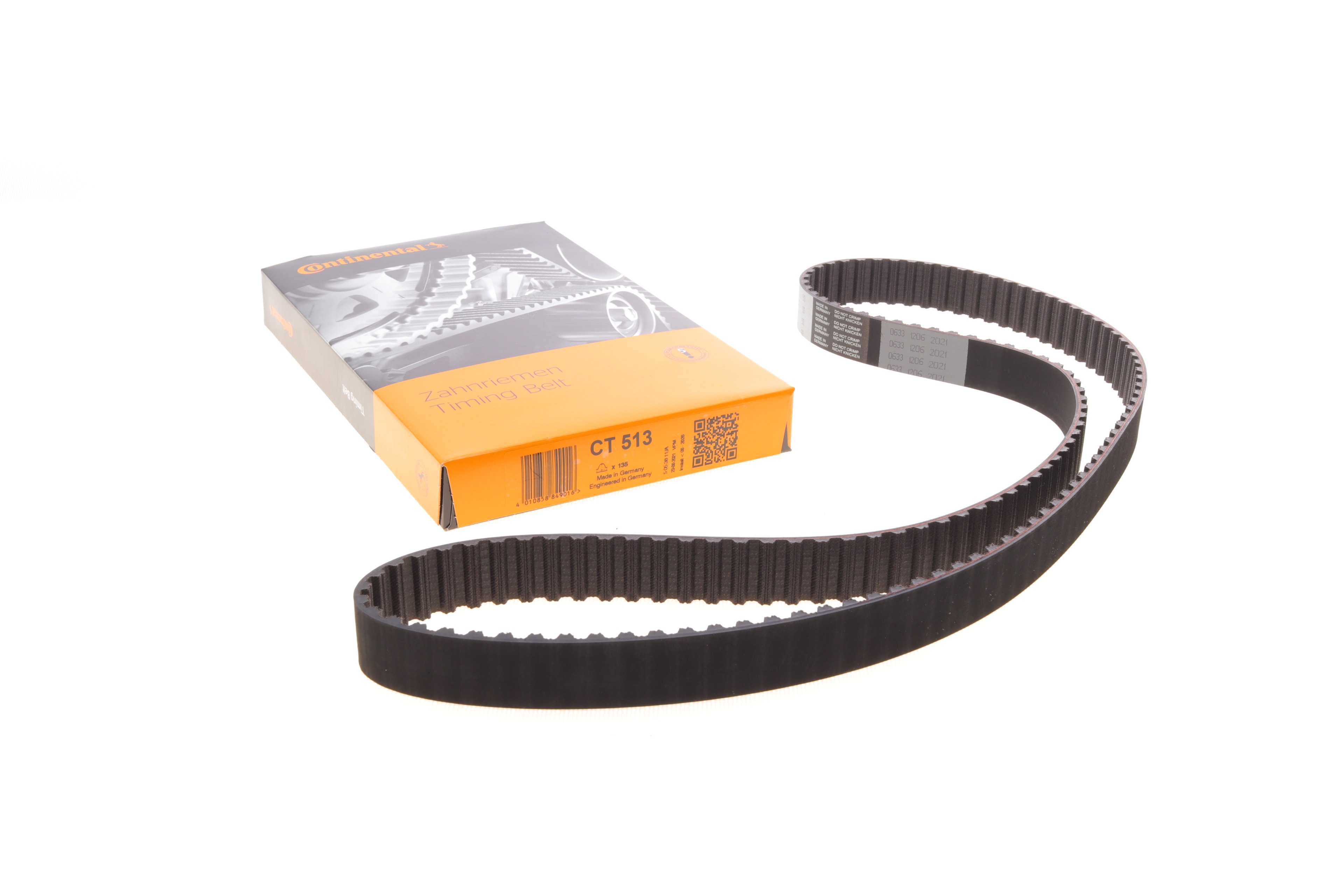 Ремінь ГРМ VW Golf I/II/VW Passat/Audi 80 1.5/1.6D/TD 76-93 (135x25.4) - 1