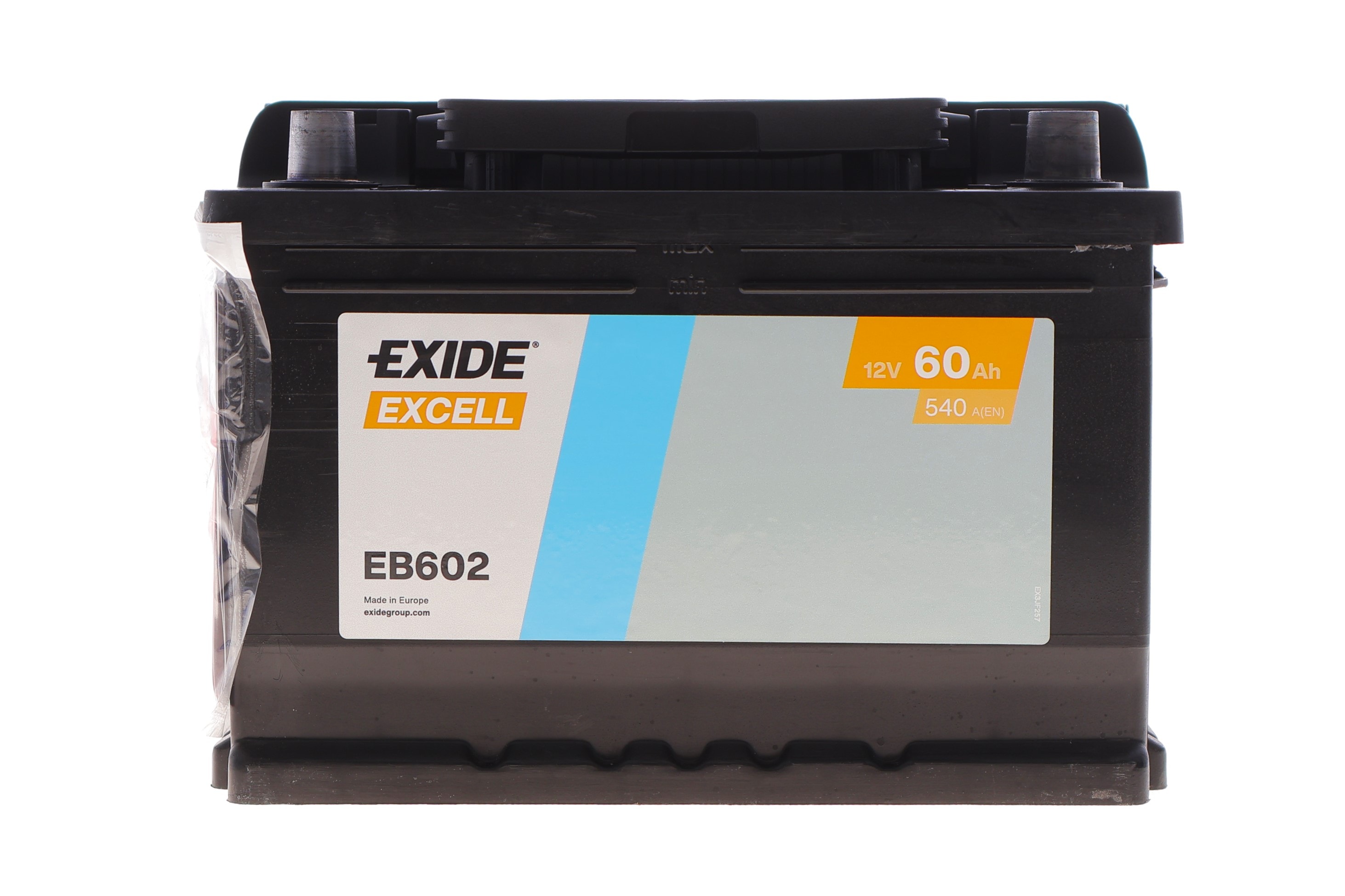 Акумуляторна батарея 60Ah/540A (242x175x175/+R/B13) Excell - 1