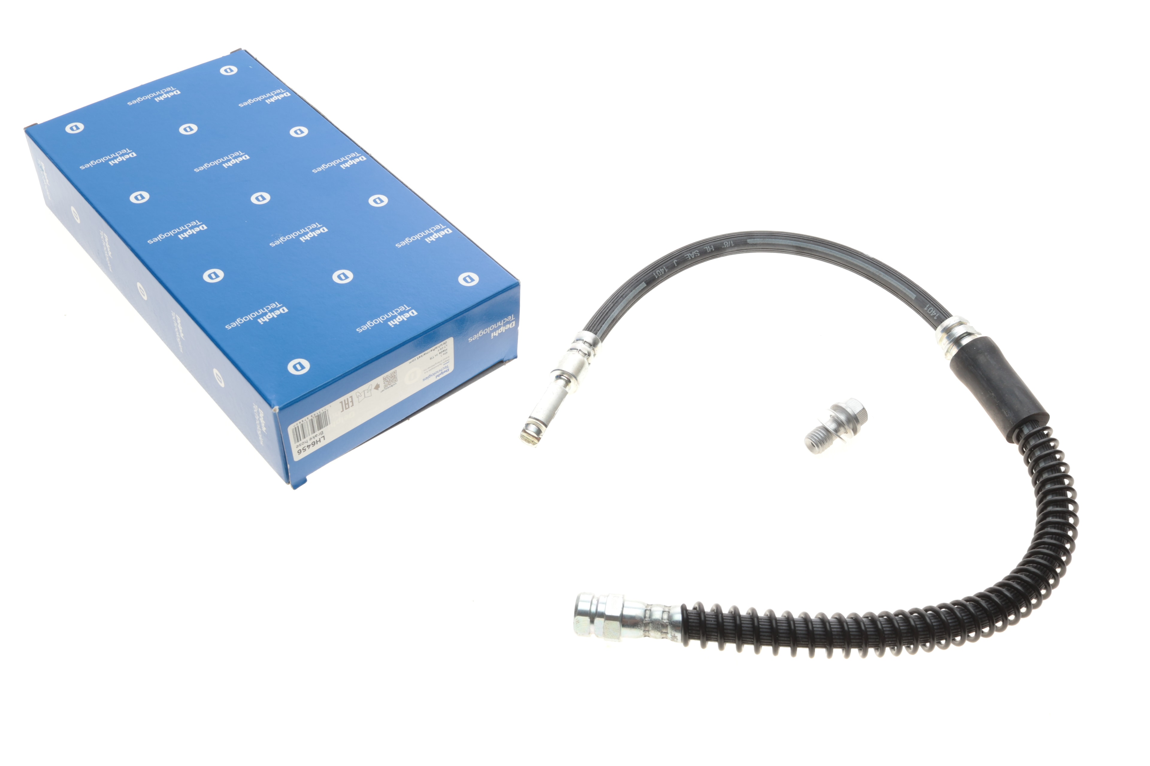 Шланг гальмівний (передній) Audi A3/Skoda Octavia/VW Caddy 1.2-3.6 03- (590mm) - 1