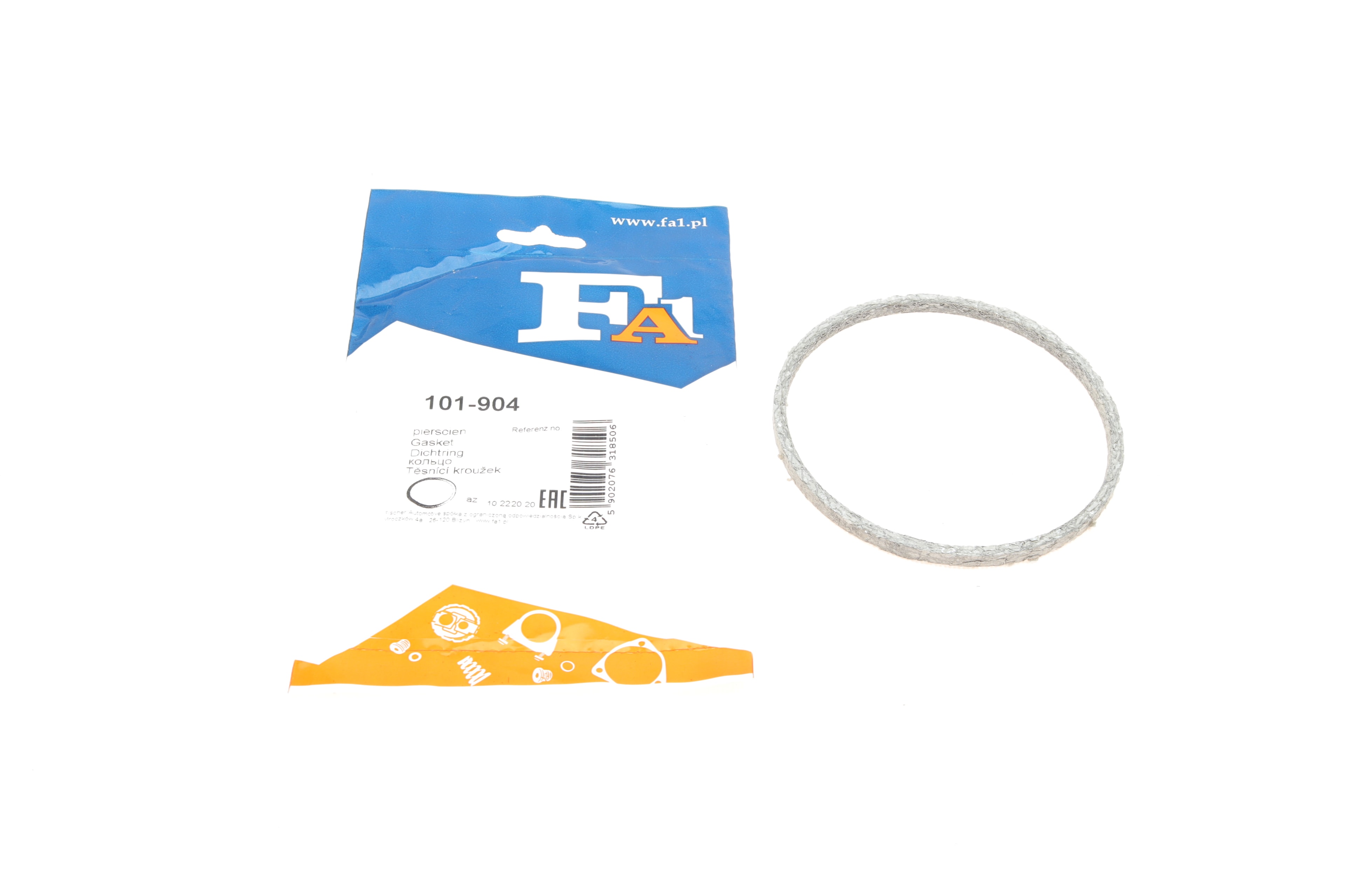 Прокладка труби вихлопної BMW 3 (F30/F80/G20/G80/G28)/5 (F10/G30/F90) 11- (104x112.5x5.5) (кільце) - 1