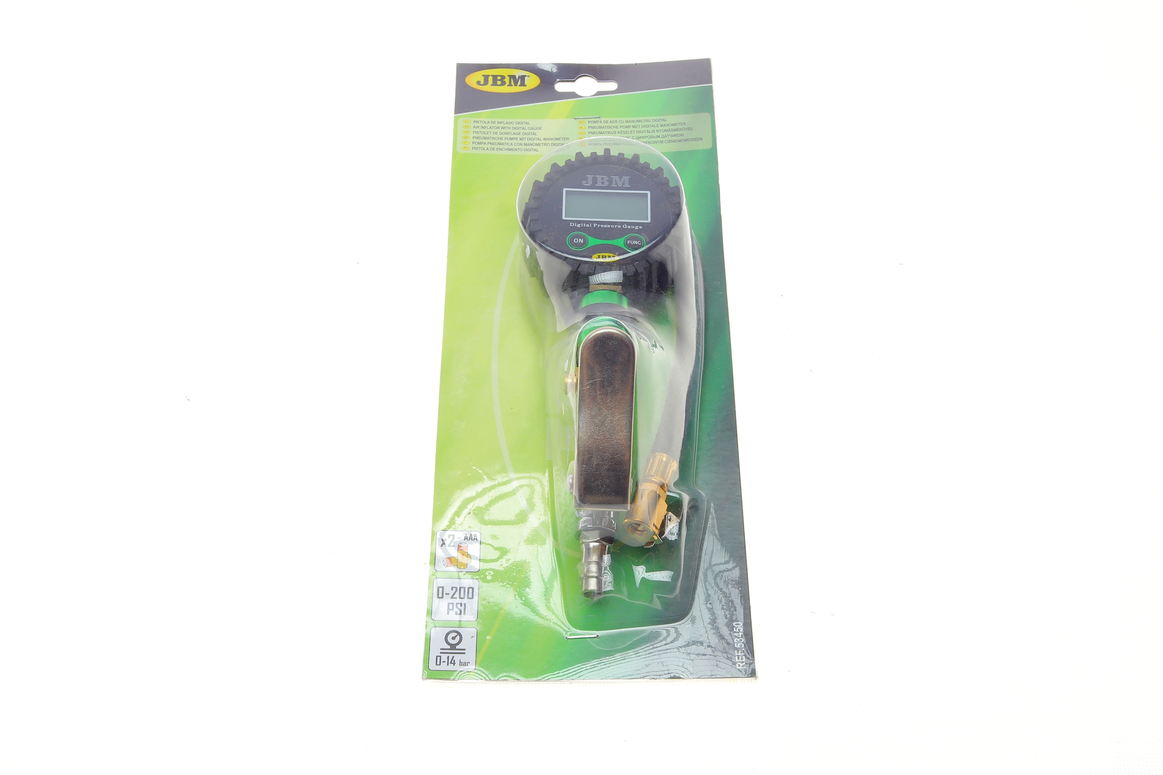 Пістолет для накачування шин з манометром (цифровий) 13,8 бар - 1