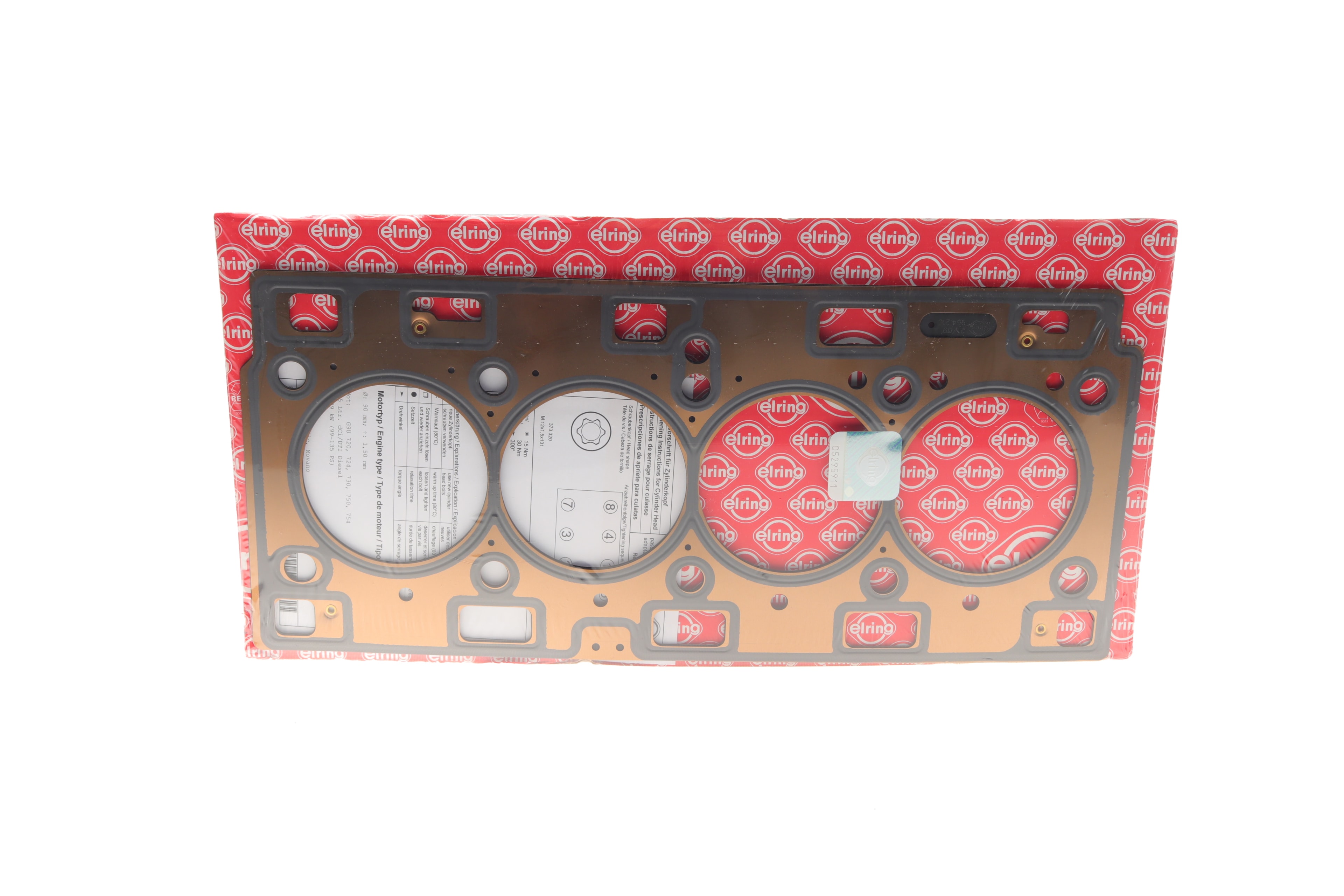 Прокладка ГБЦ Renault Master 2.5dCi (1.5mm, d=90.00), G9U - 1