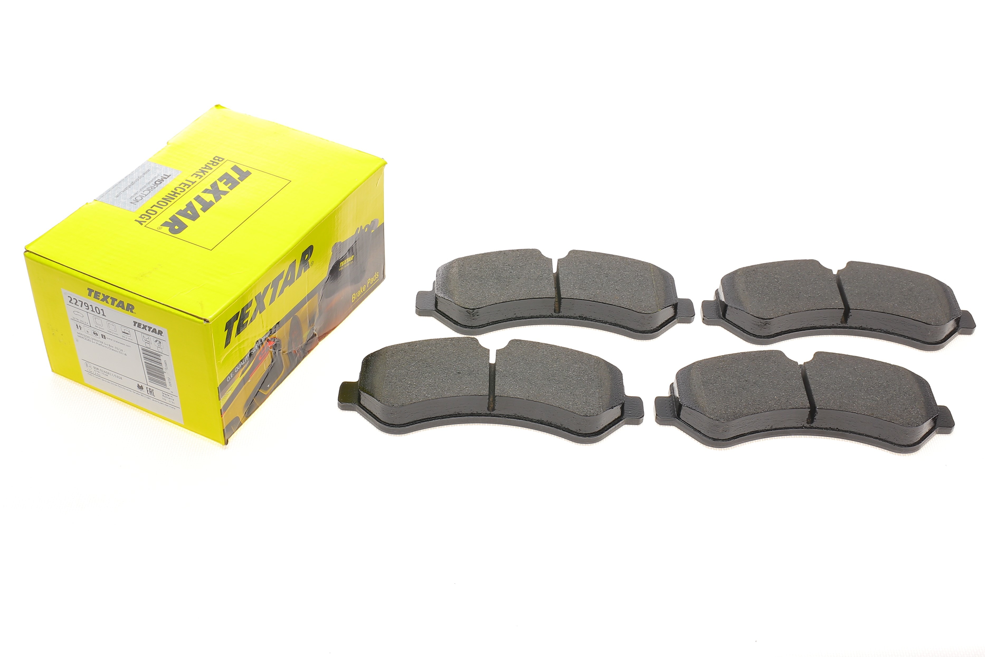 Колодки гальмівні (задні) MB Sprinter (907) 511-519 CDI 18- (Brembo) (169.2x66.6x20.5) Q+ - 1