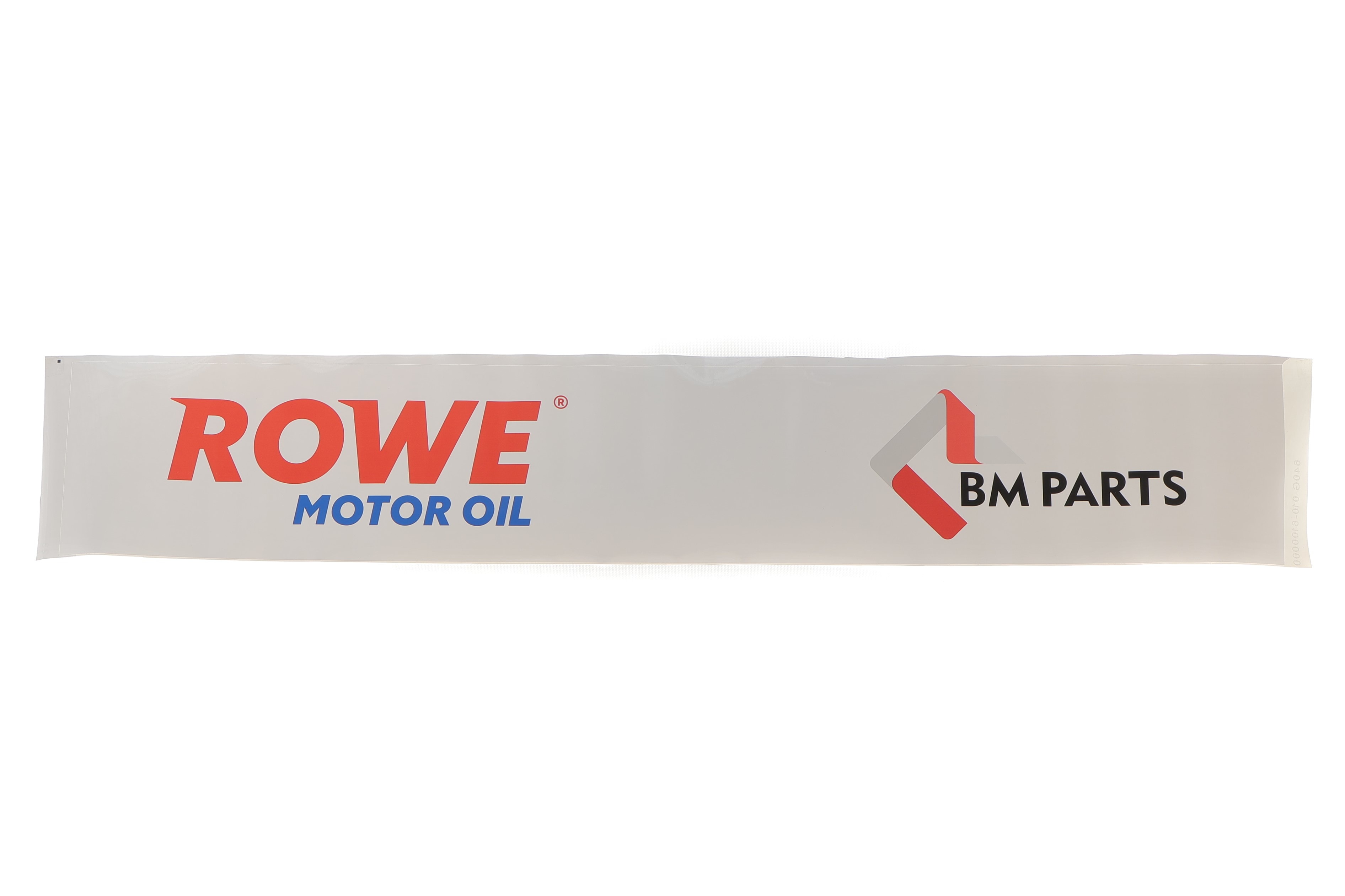 Наклейка на заднє скло автомобіля ROWE Motor Oil та BM Parts (1200х200мм) - 1