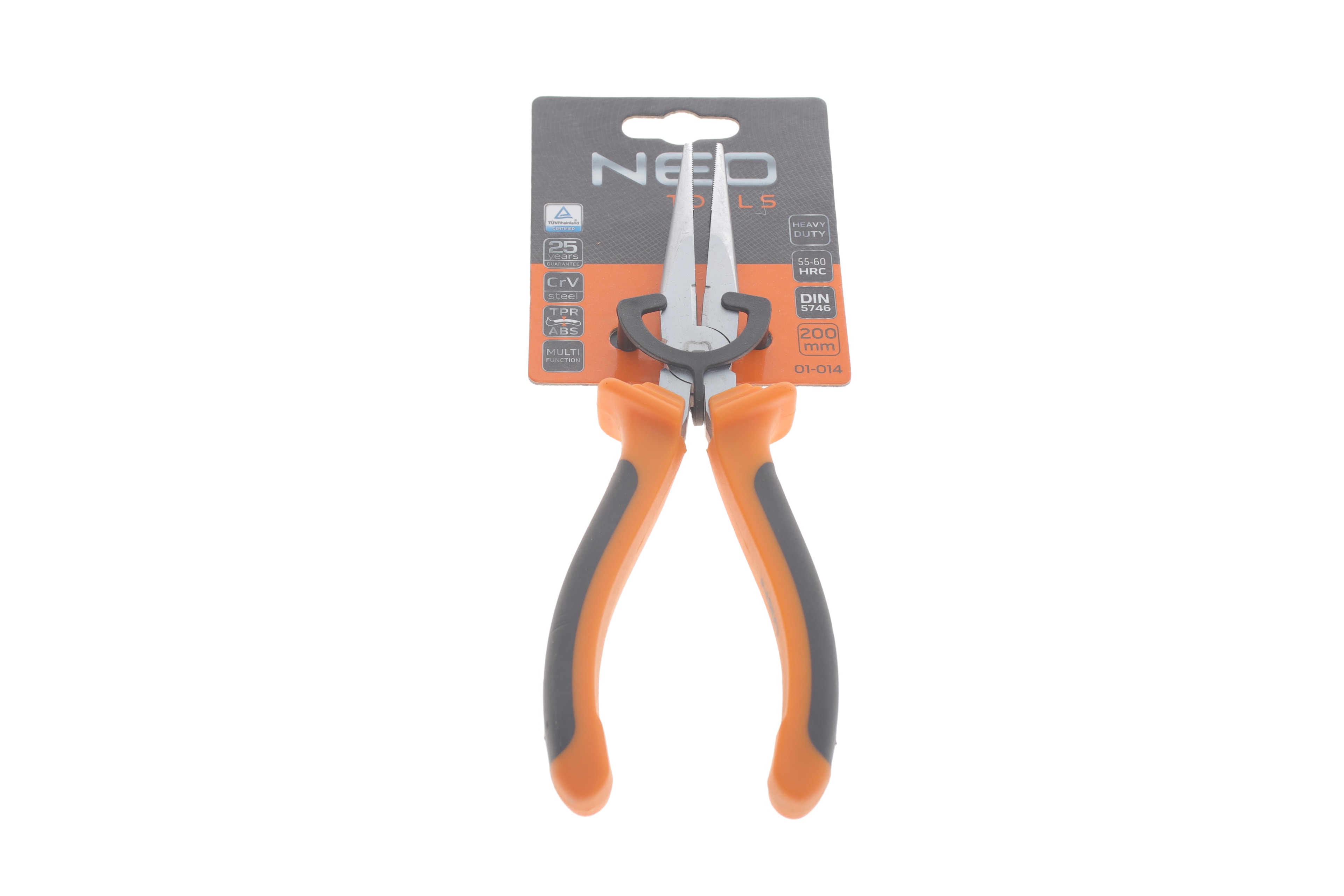 Плоскогубці з подовженими губками 8" L-200 мм - 1