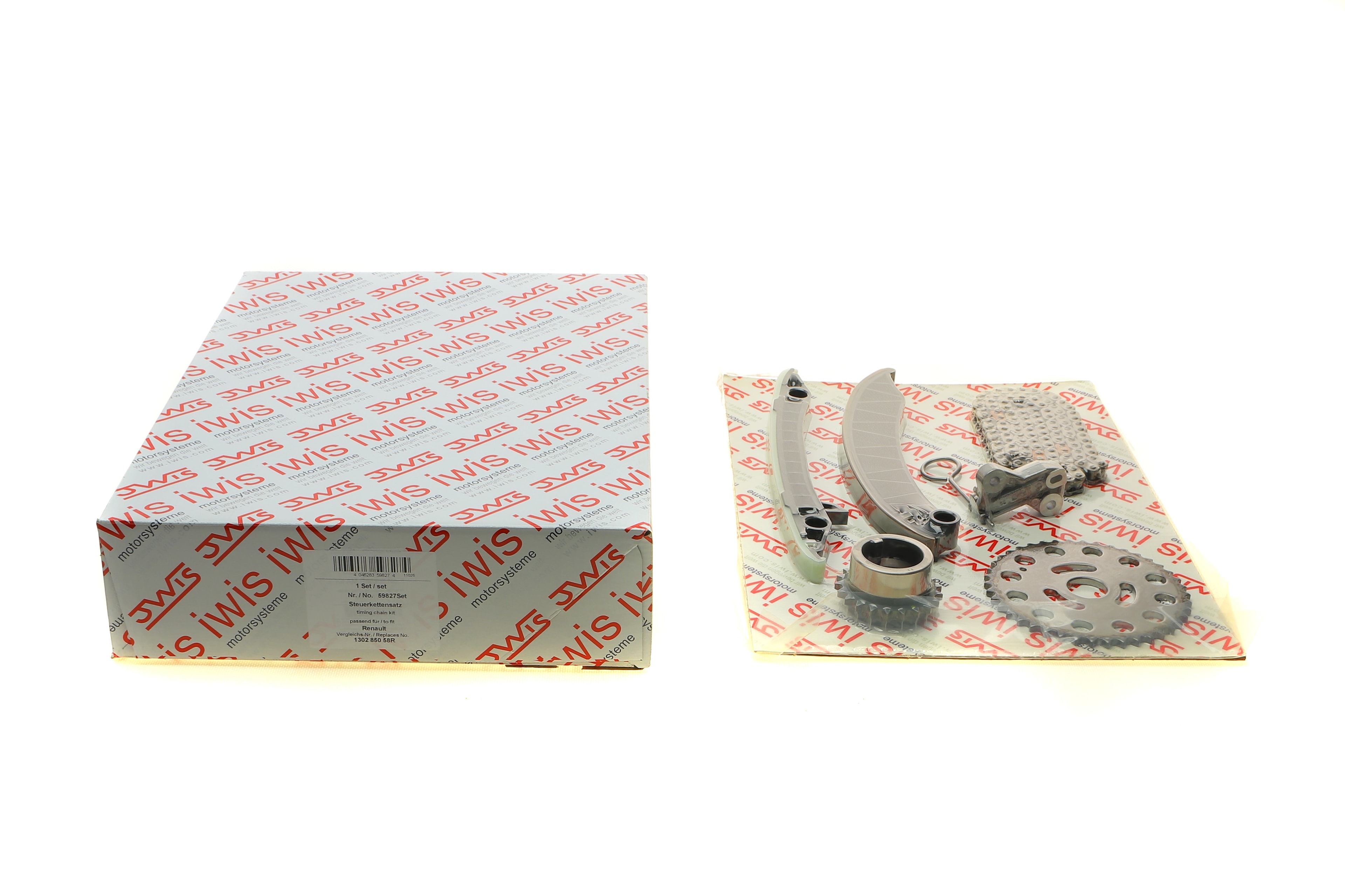 Комплект ланцюга ГРМ Renault Trafic 2.0dCi 06- (ланцюг, натяжник, шестерня) - 1